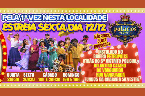 Palácios Circus Apresenta Festival Kids