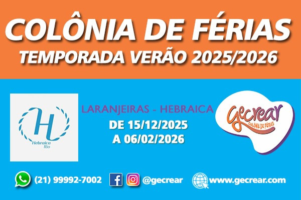 Colônia de Férias Gecrear - Laranjeiras