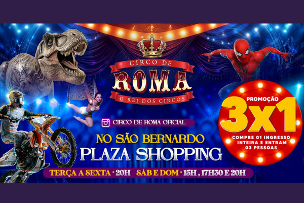Circo de Roma Apresenta Show Infantil