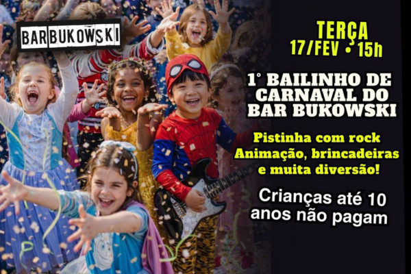 1º Bailinho de Carnaval do Bar Bukowski