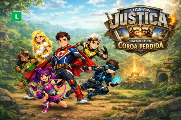 Liga da Justiça em A Coroa Mágica