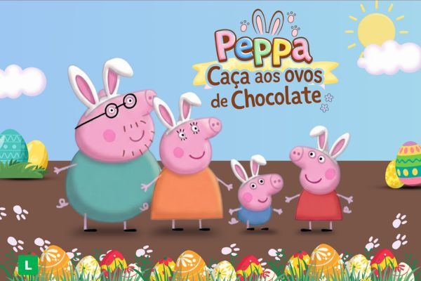 Peppa Caça aos Ovos de Chocolate
