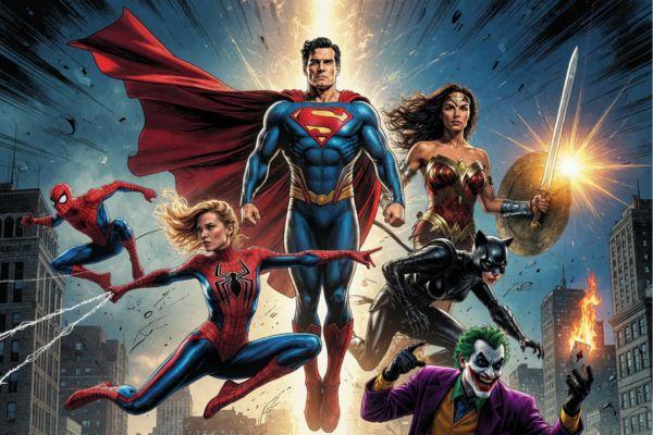 Os Super-Heróis Contra o Coringa
