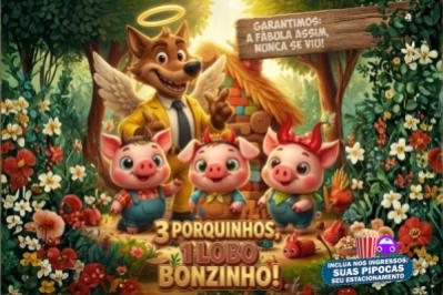 Três Porquinhos, Um Lobo Bonzinho