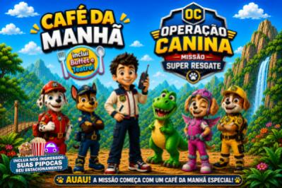Café da Manhã Operação Canina: Missão Super Resgate