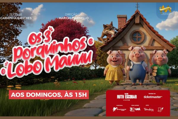 Os Três Porquinhos e o Lobo Mau