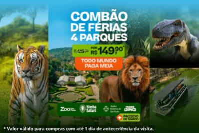Combão 4 Parques Zoo SP