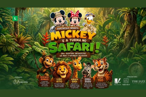 Mickey e a Turma no Safari
