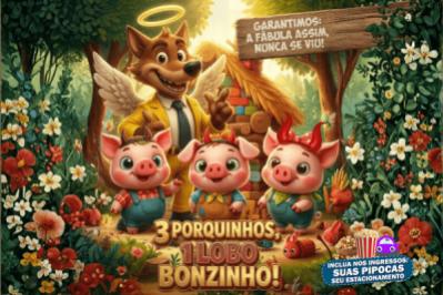 Três Porquinhos, Um Lobo Bonzinho