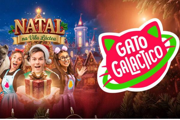 Gato Galáctico “Natal na Vila Láctea”