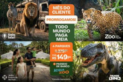 Combão 4 Parques Zoo SP
