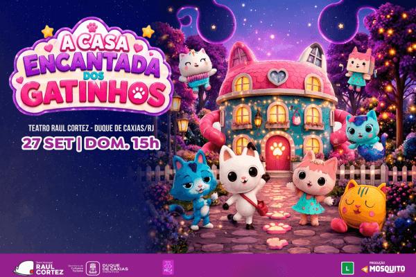 A casa encantada dos gatinhos
