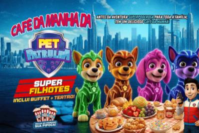 Café da Manhã Pet Patrulha Super Filhotes