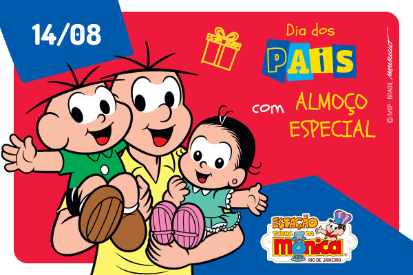 Almoço Dia dos Pais Estação Turma da Mônica