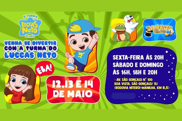 A Turma do Luccas Neto no Raduan Circus