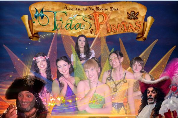 Aventura no Reino das Fadas e Piratas