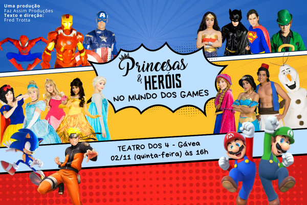 Princesas & Heróis no Mundo dos Games