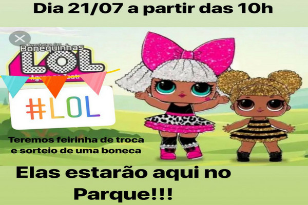 Bonequinhas LOL Surprise no Parque Della Vittoria