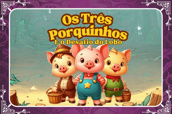 Os Três Porquinhos e o Desafio do Lobo