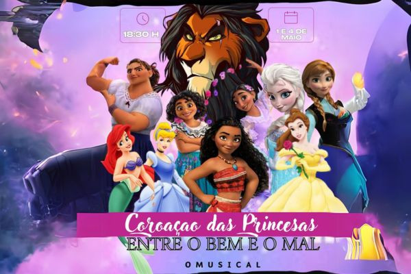 Coroação das Princesas Entre o Bem e o Mal