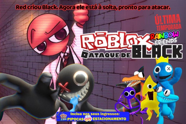 Roblox Rainbow Friends, O Ataque de Black!