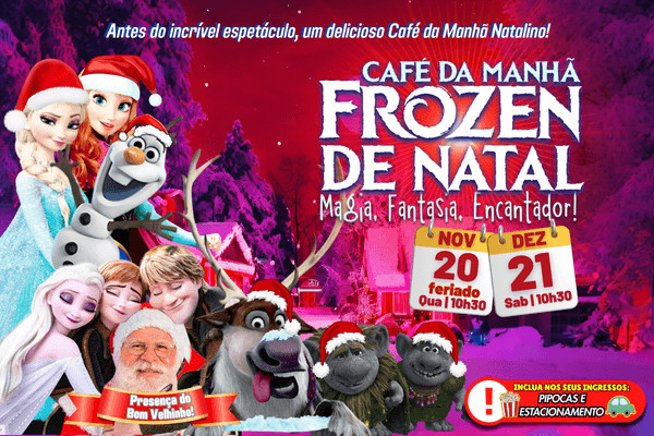 Café da Manhã Frozen de Natal