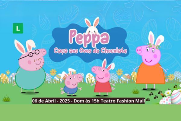 Peppa Caça aos Ovos de Chocolate