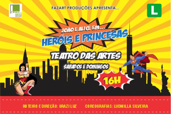 João e Alice em Heróis e Princesas