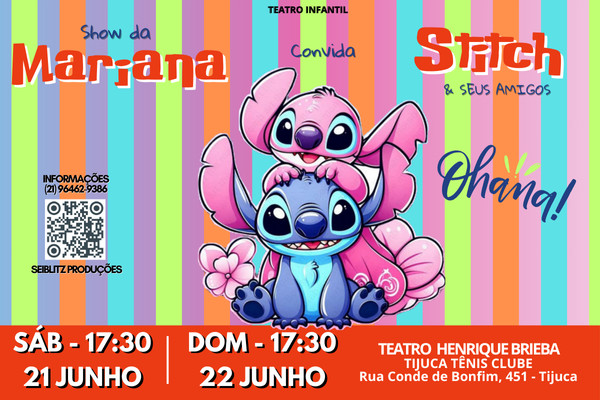 Show da Mariana Convida Stitch e Amigos