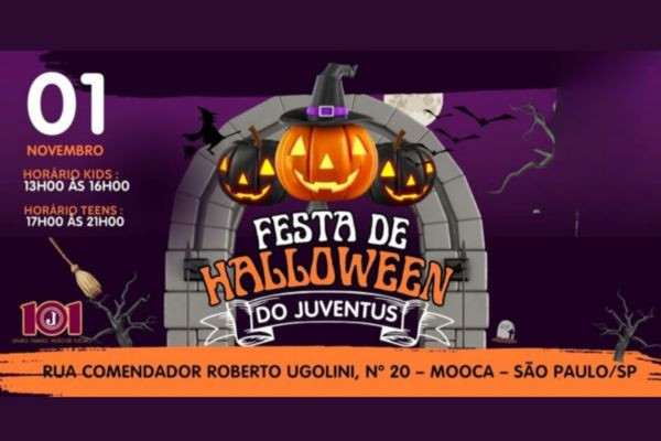 Festa de Halloween Kids e Teens do Juventus